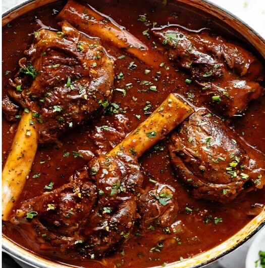 Slow Cooked Lamb Shank