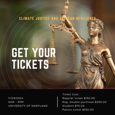 Climate Justice  and African Resilience Conference Tickets