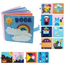 Washable Montessori Toddlers 3D Busy Board