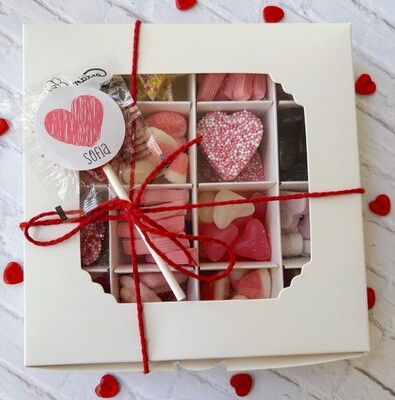 Personalised Valentine’s sweets Box