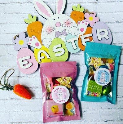 Personalised Easter sweet pouches