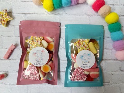 Personalised Baby shower sweet pouches