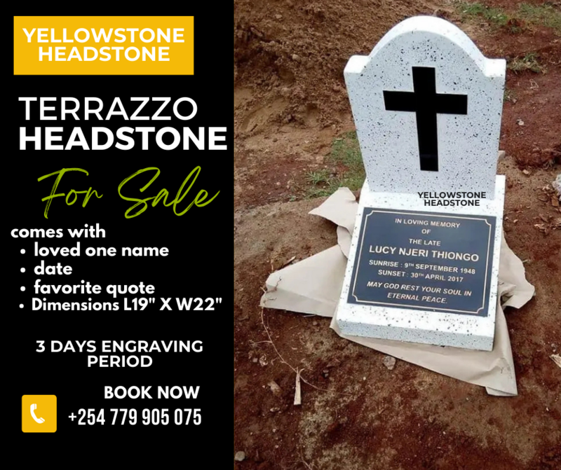 white headstone 
