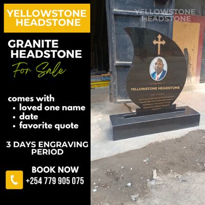 Teardrop Granite Headstone – A Symbol of Eternal Love and Remembrance