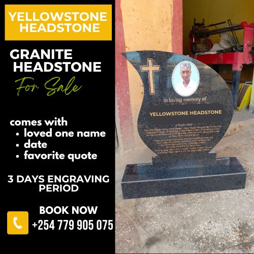 Teardrop Granite Headstone – A Symbol of Eternal Love and Remembrance