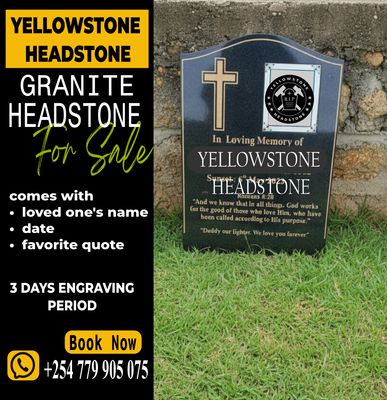 upright Granite Headstone