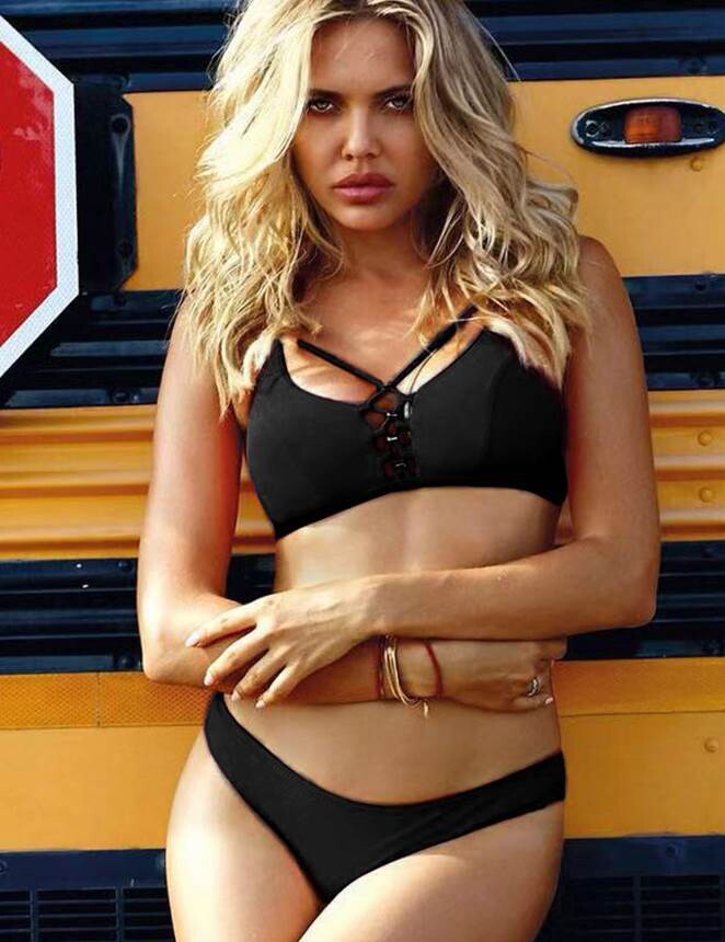 Black Sexy Summer Women&#39;s Bikini Set