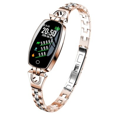 Lady H8 Smart Bracelet Heart Rate Monitor Fitness Tracker Sport Wristband For Android iOS