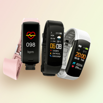 Fashion Ladies Men C5S Smart Wrist Band Bracelet Smart Watches For ANDROID IOS
