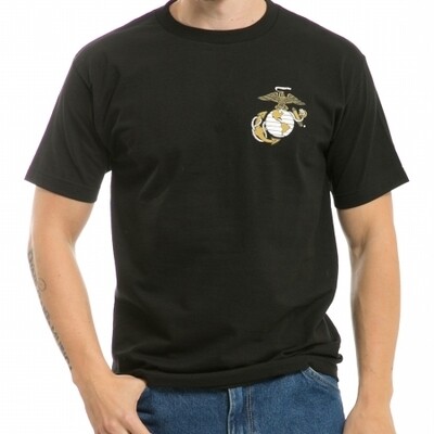 Rapid Dominance S26-MAR-BLK-01 Basic Milit T Shirt, Black - Small