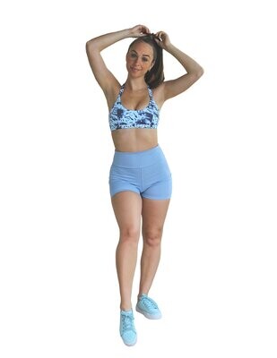 Satya Sports Bra - Blue Tie Dye