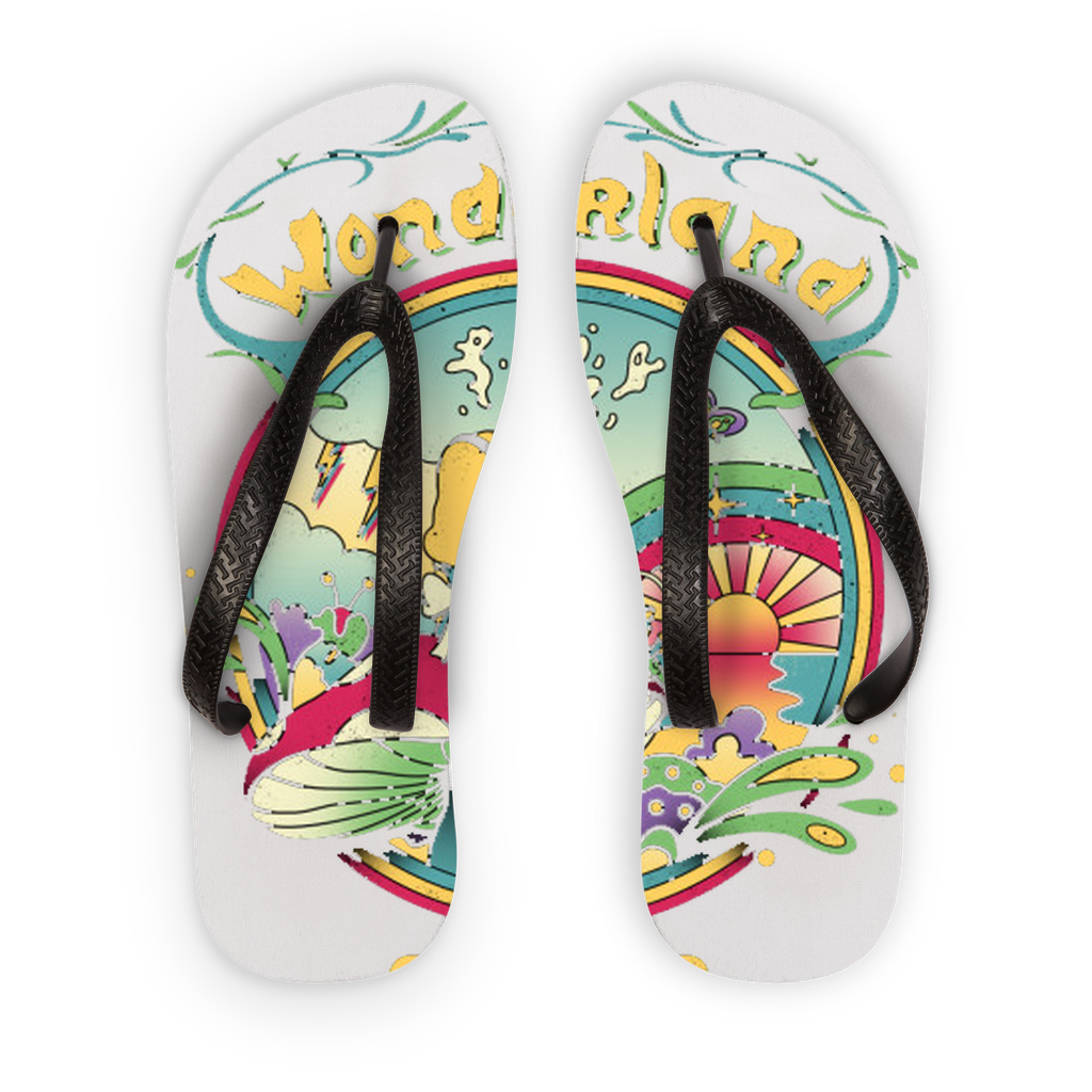 Day Dreamer Adult Flip Flops, Size: S, Color: Black Strap