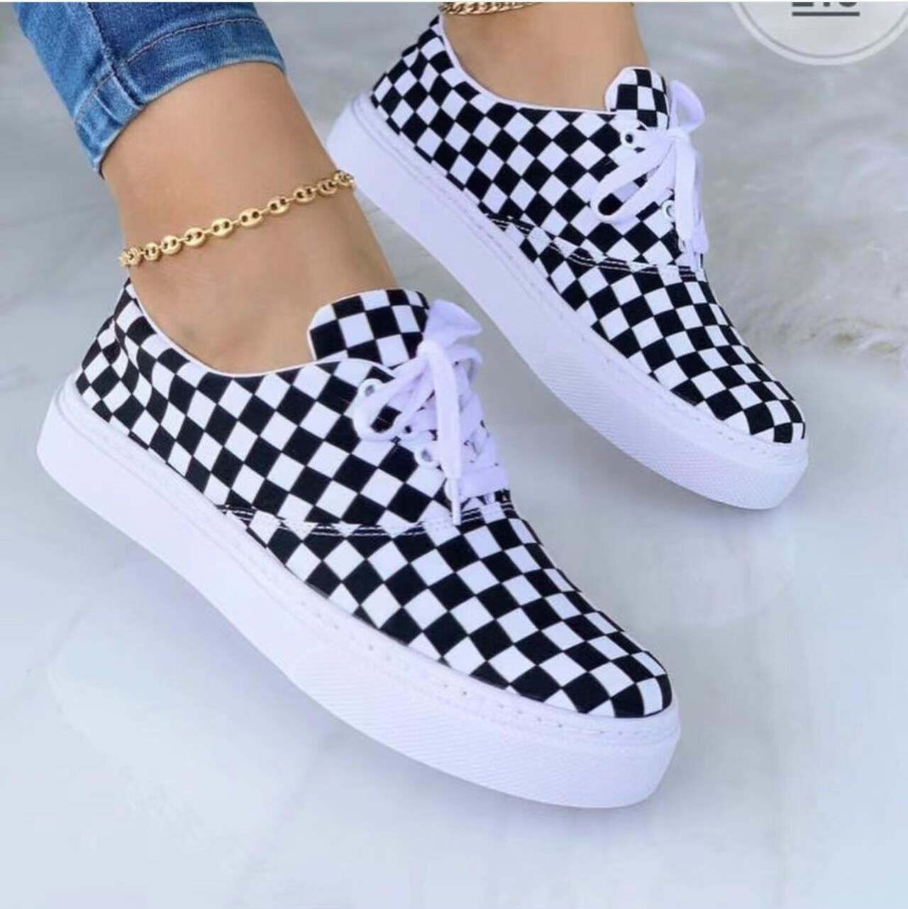 Fashion Graffiti Women Sneakers Trainers Shoes, Color: B5, Shoe Size: 9.5