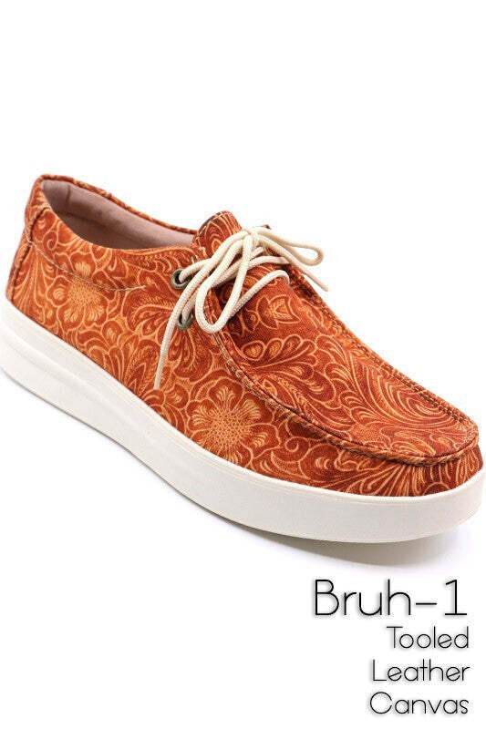 Bruh-1, size: 6, color: Tooled Leather Canvas