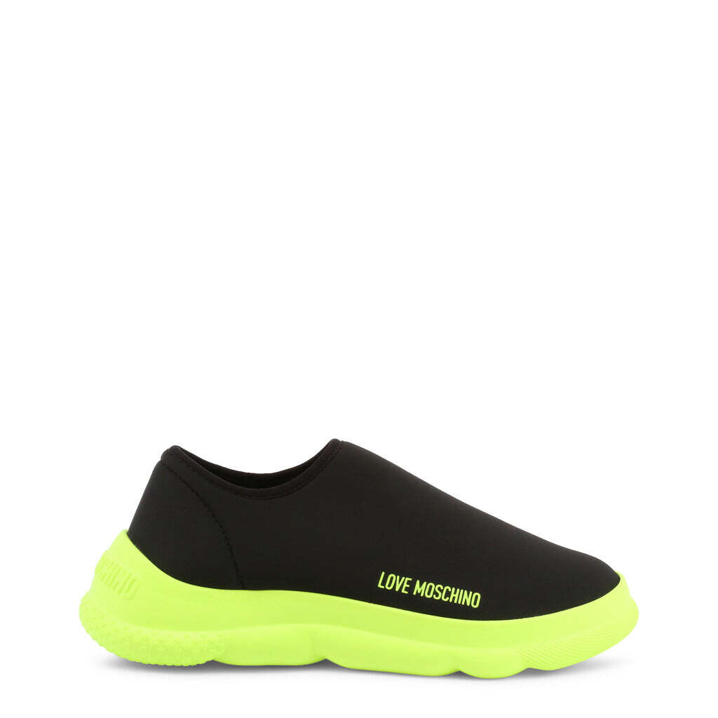 Neon Green Slip-On Shoes, Size: 5
