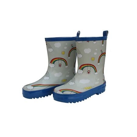Foxfire for Kids FOX-600-18-5 Childrens Rainbow Rain Boot - Size 5&amp;#44
