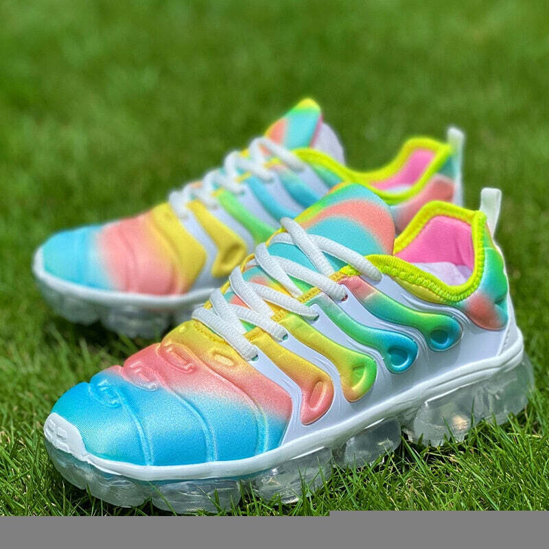 Running Training Fitness Sneakers Colorful Women Sports Shoes, Color: Multicolor, Shoe Size: 5