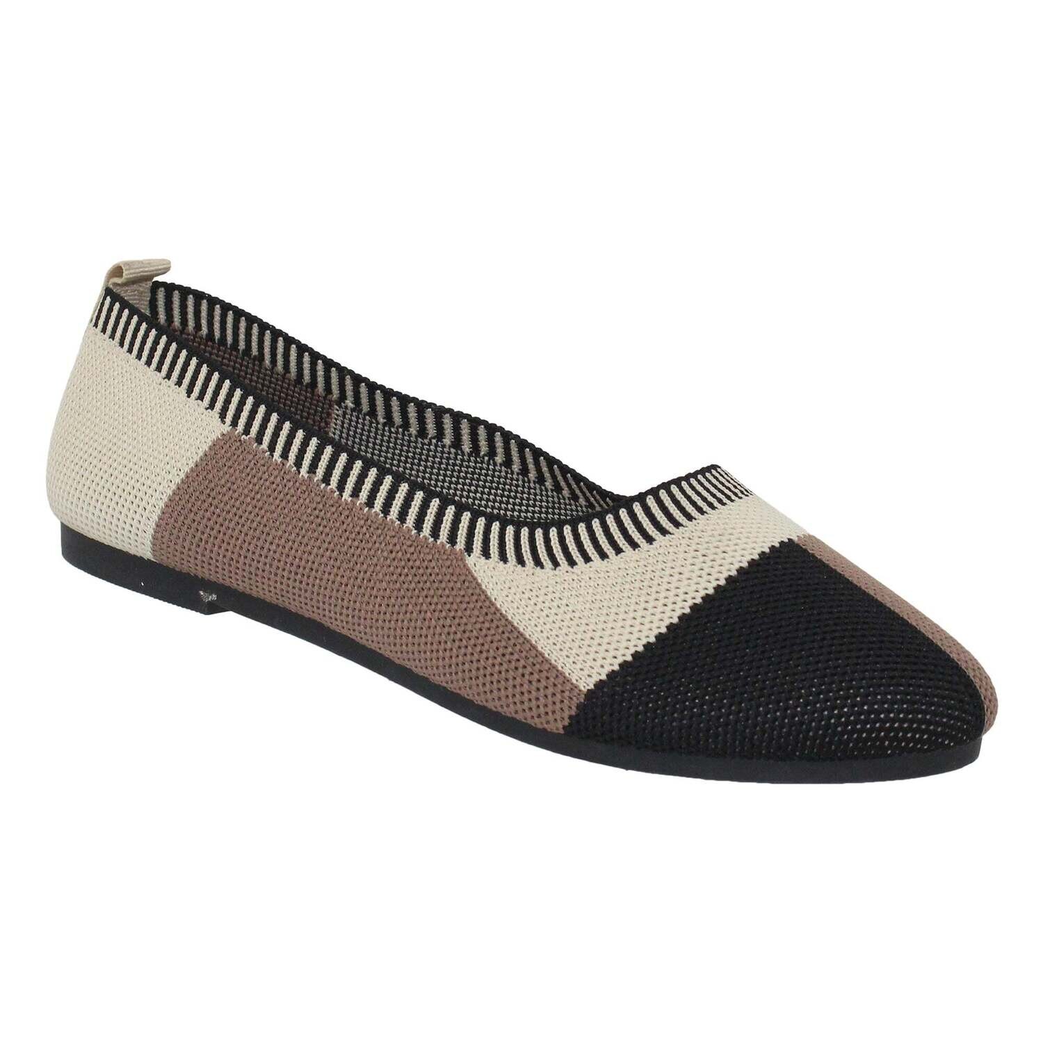 SOBEYO Women&#39;s Ballet Flats Sweater Soft Rubber Sole Slip On Casual