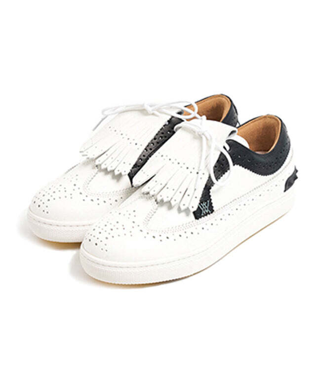 ANEW Golf: Tassel Sunflower Shoes 01 Women&#39;s - White/Black, Size: 225 / Women US Size - 5.5, Color: White/Black