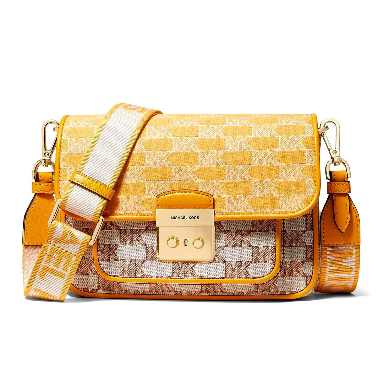 Women&#39;s Handbag Michael Kors 35T2GS9M2J-BUTTER-MULTI Yellow (22 x 18 x