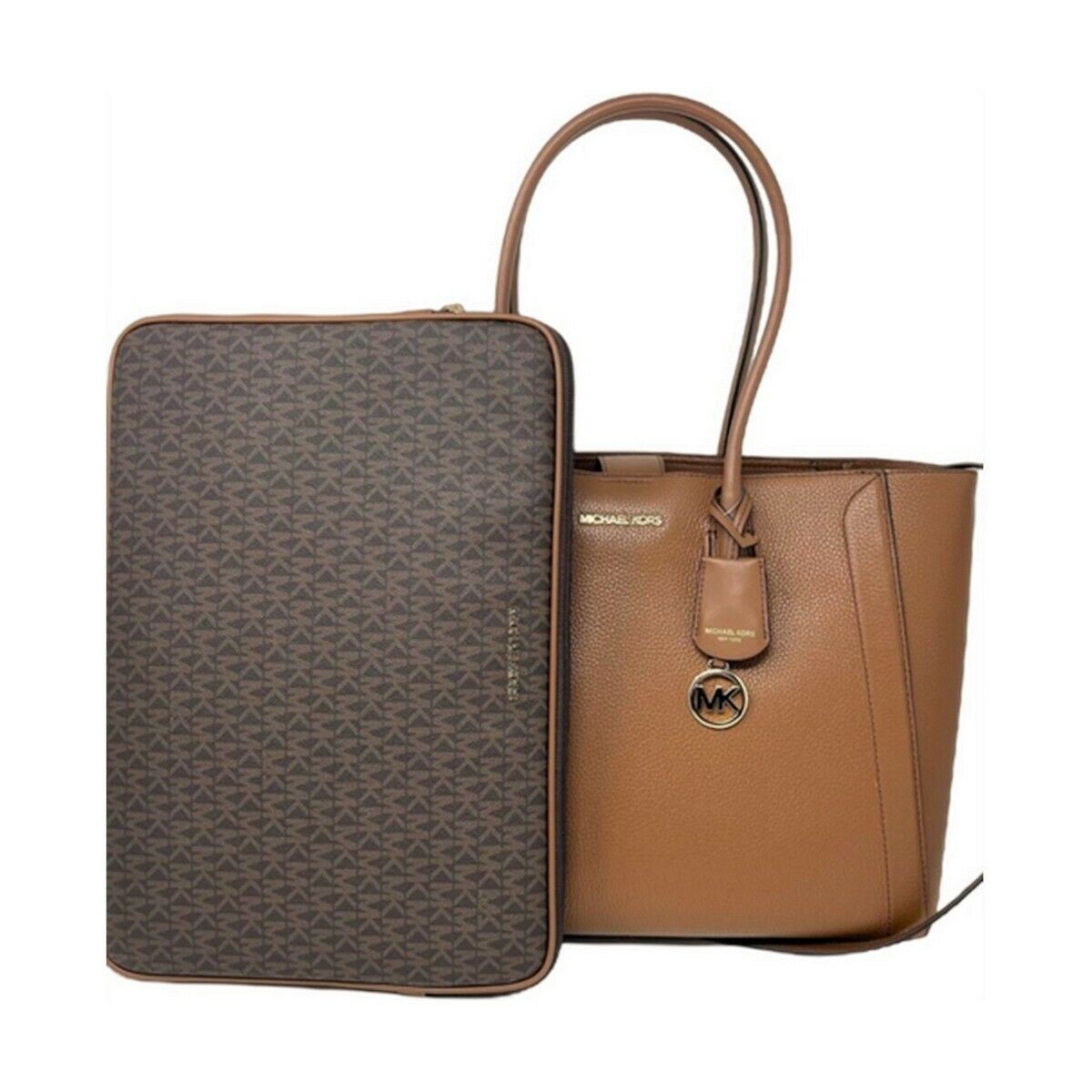 Women&#39;s Handbag Michael Kors 35S2G6KT9L-BROWN Brown (38 x 30 x 14 cm)