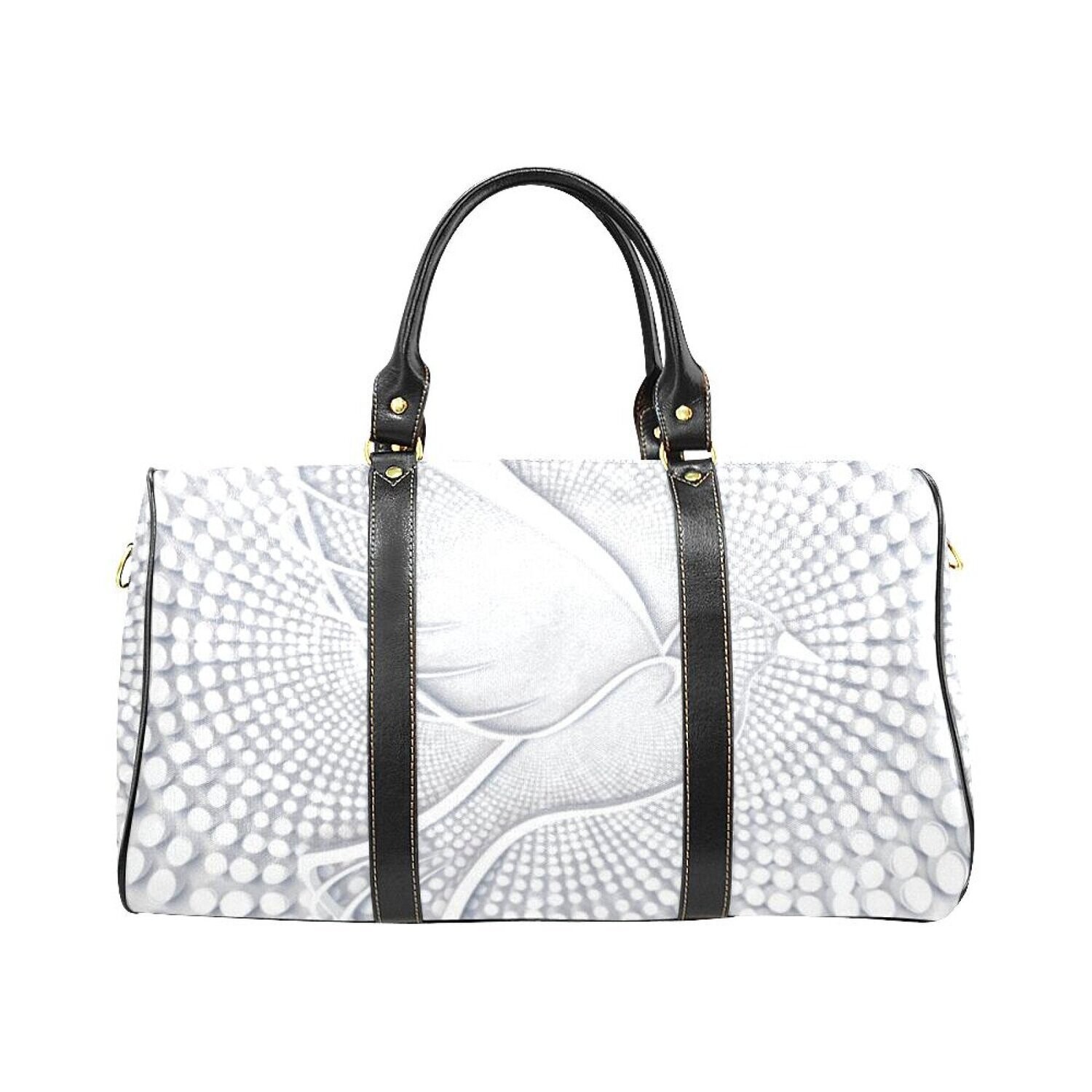Uniquely You Travel Bag - Leather Carry On Large Luggage Bag / White, Size: One Size
