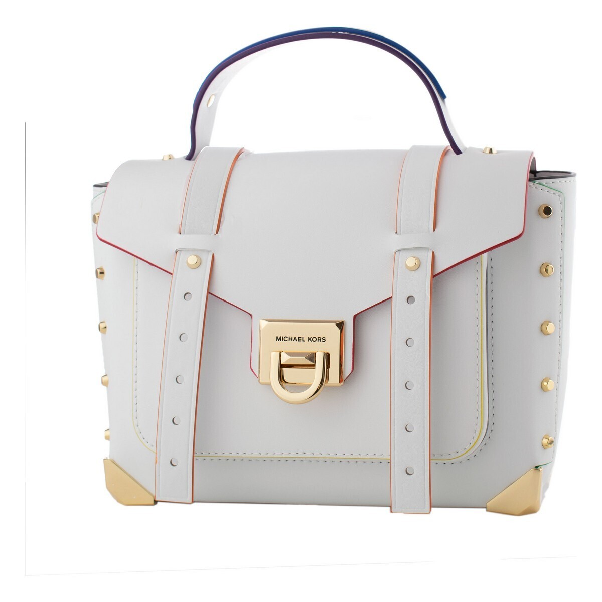 Women&#39;s Handbag Michael Kors 35T2GNCS6T-BRIGHT-WHT White (25 x 28 x 9