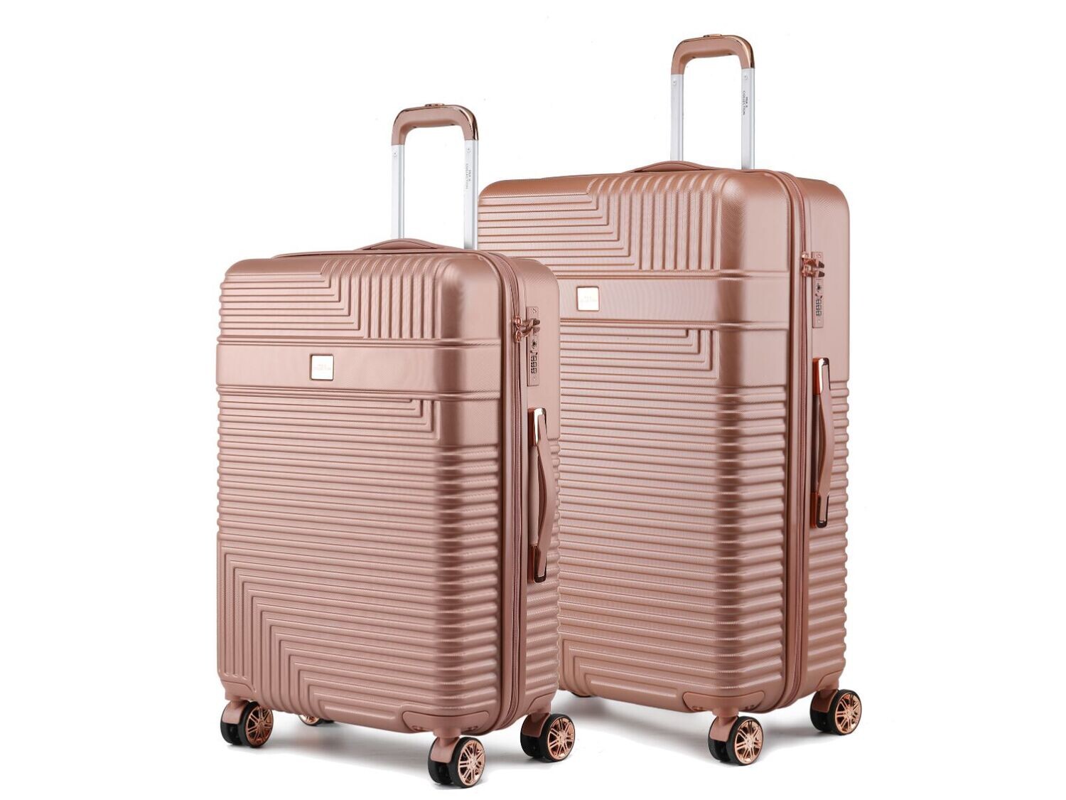 Mykonos Luggage Set-Extra Large and Large - 2 pieces, Color: Rose Gold