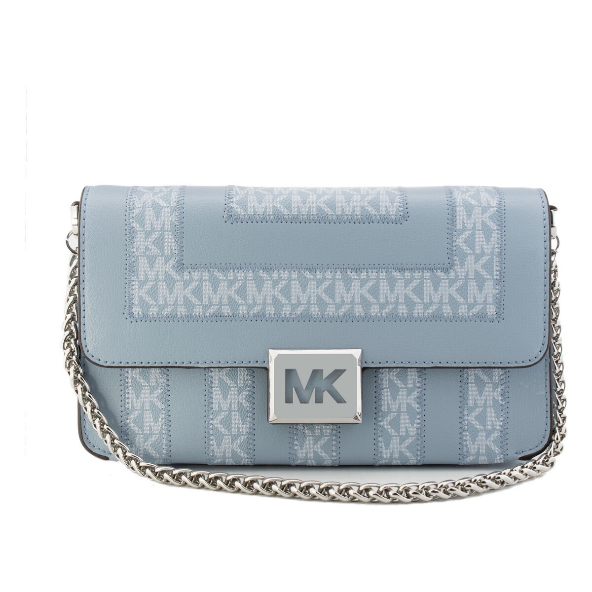 Women&#39;s Handbag Michael Kors 35S2S6SL2B-PALE-BLU-MLT 26 x 14,6 cm Blue