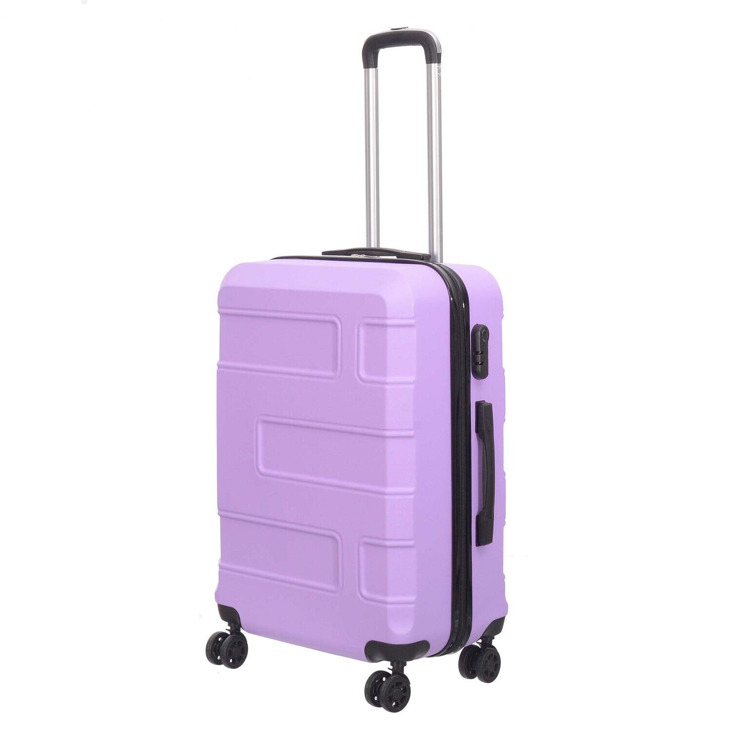 Nicci 28&quot; Large Size Luggage Deco Collection, Color: LILAC