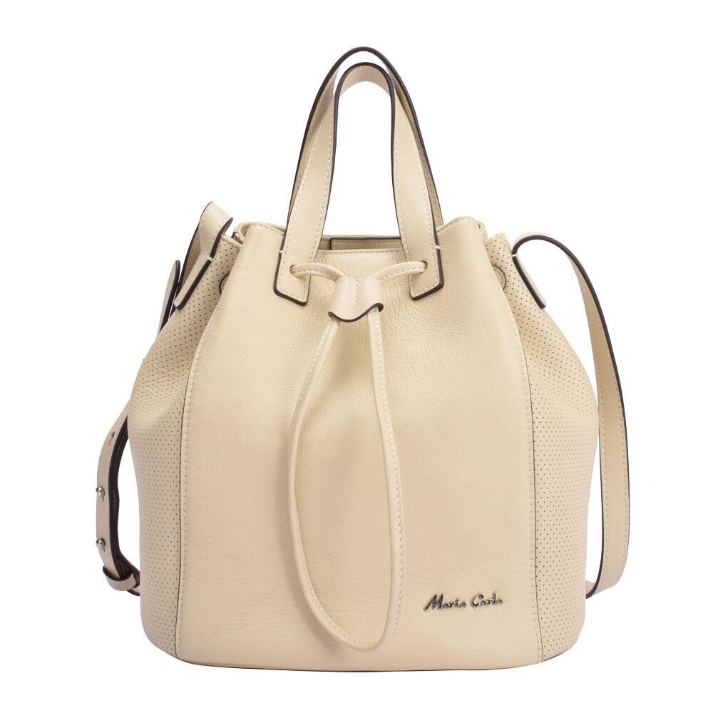 Maria Carla Woman&#39;s Fashion Luxury Leather Handbag, Smooth Leather