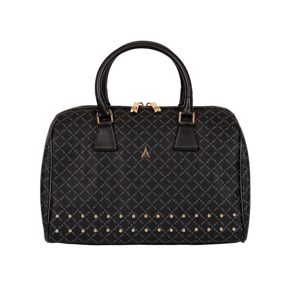 La Tour Eiffel Women&#39;s Luxury Fashion PVC Handbag, Synthetic Leather,, Color: BLACK