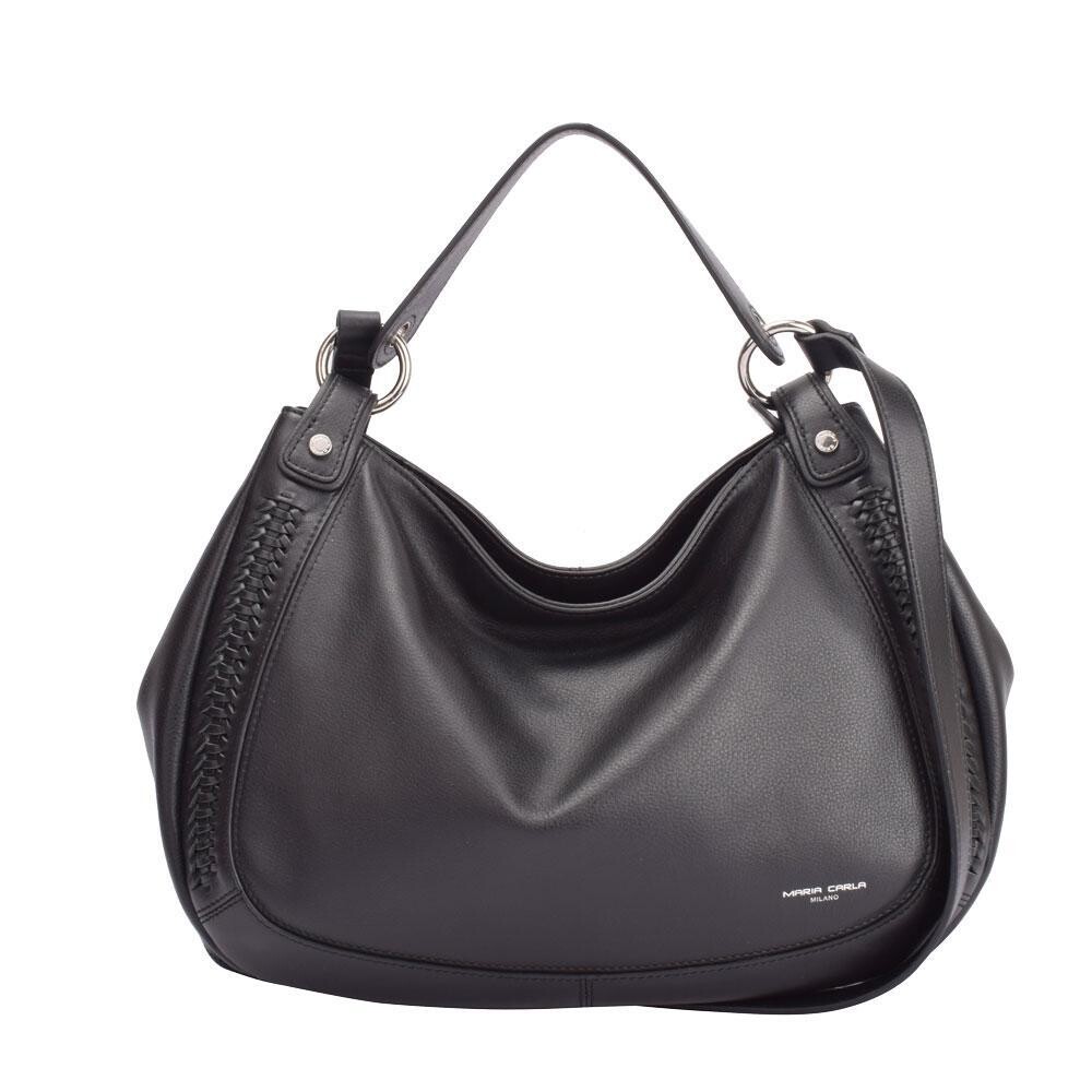 Maria Carla Woman&#39;s Fashion Luxury Leather Handbag, Smooth Leather
