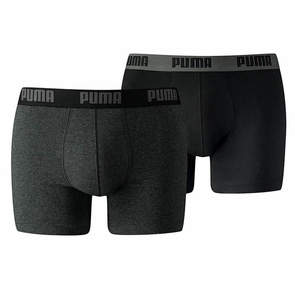 Boxer Puma Basic Black/Grey (2 uds)