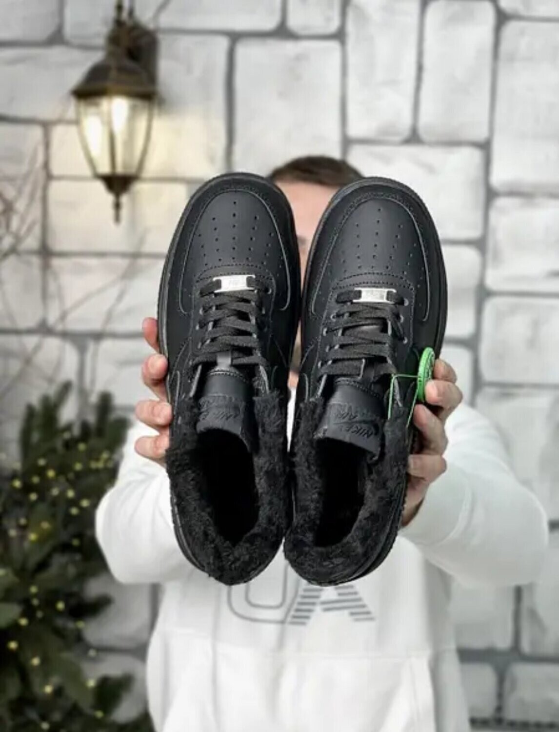 Sneakers winter Nike Air Force 1 Winter Low Black