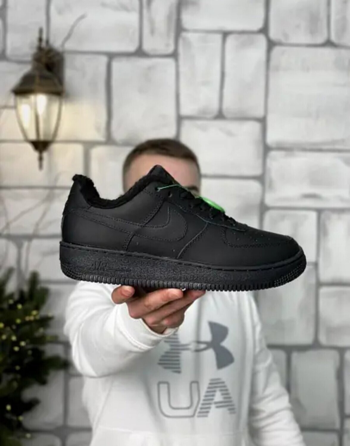 Sneakers winter Nike Air Force 1 Winter Low Black