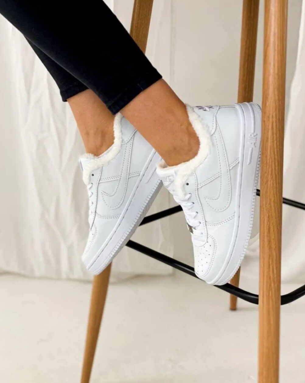 Sneakers winter Nike Air Force 1 Winter Low Black