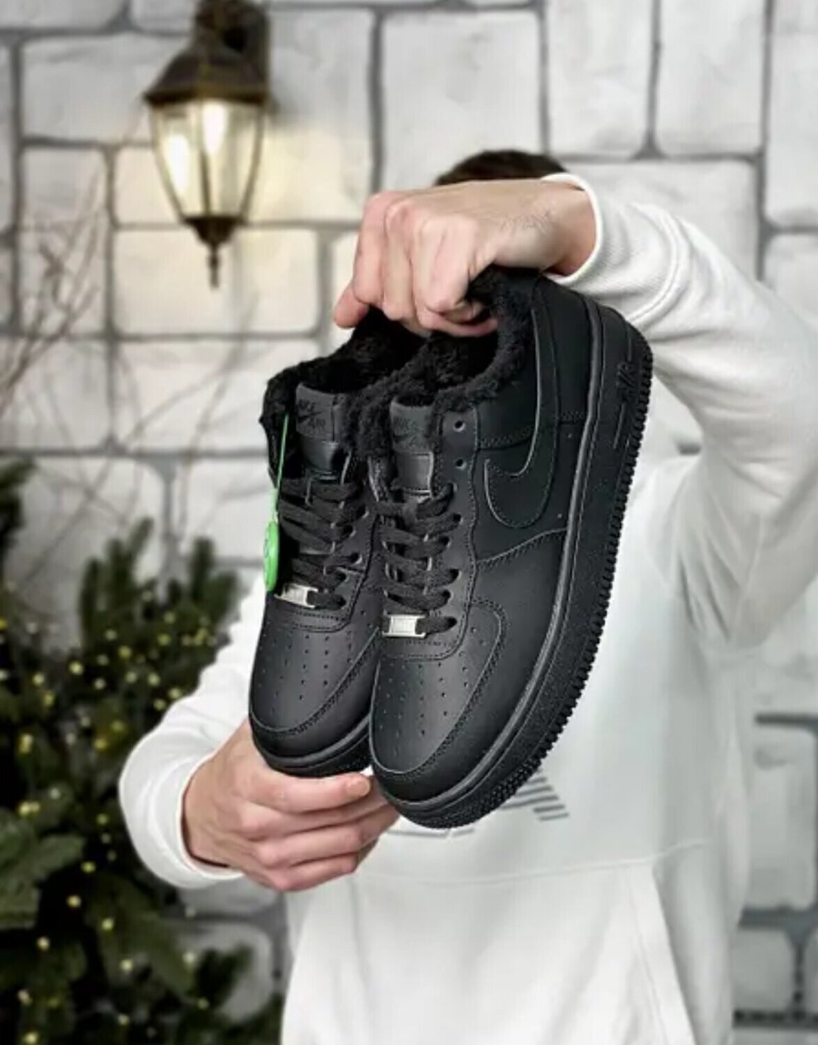 Sneakers winter Nike Air Force 1 Winter Low Black
