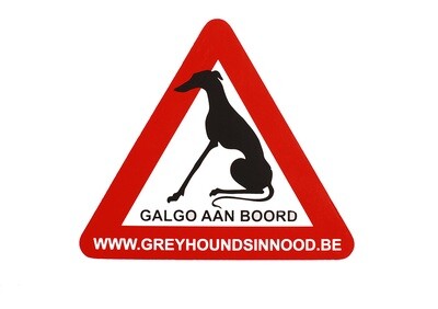 Sticker Galgo aan boord