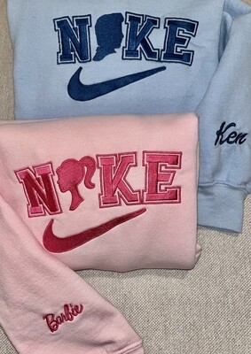 Barbie Matching Crewneck Sweaters