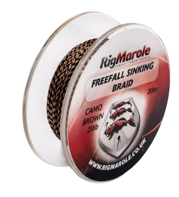 FreeFall Sinking Braid Camo Brown – 20lb