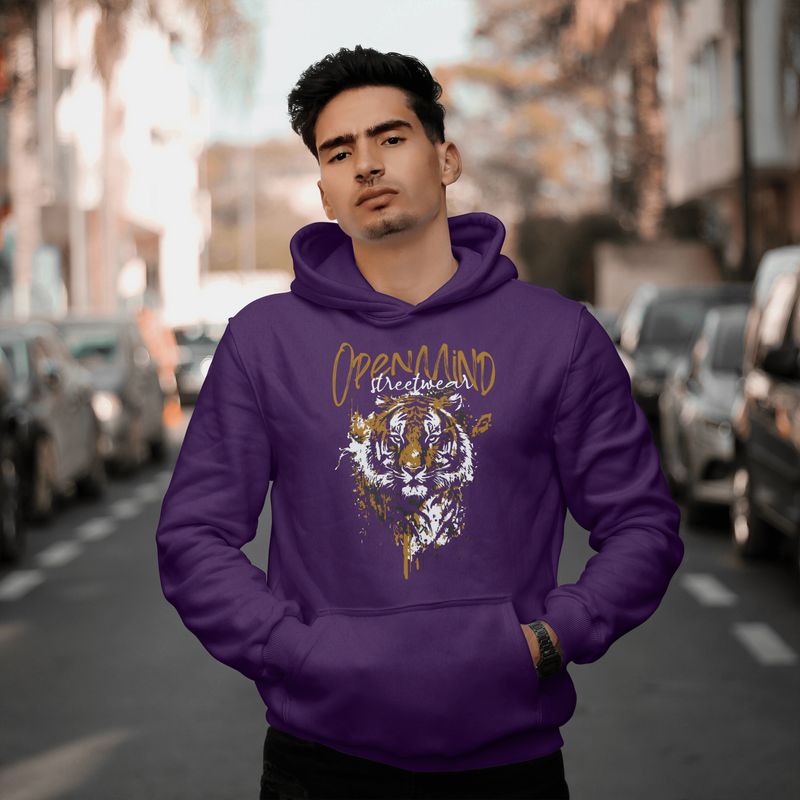 Open Mind Tiger Hoodie