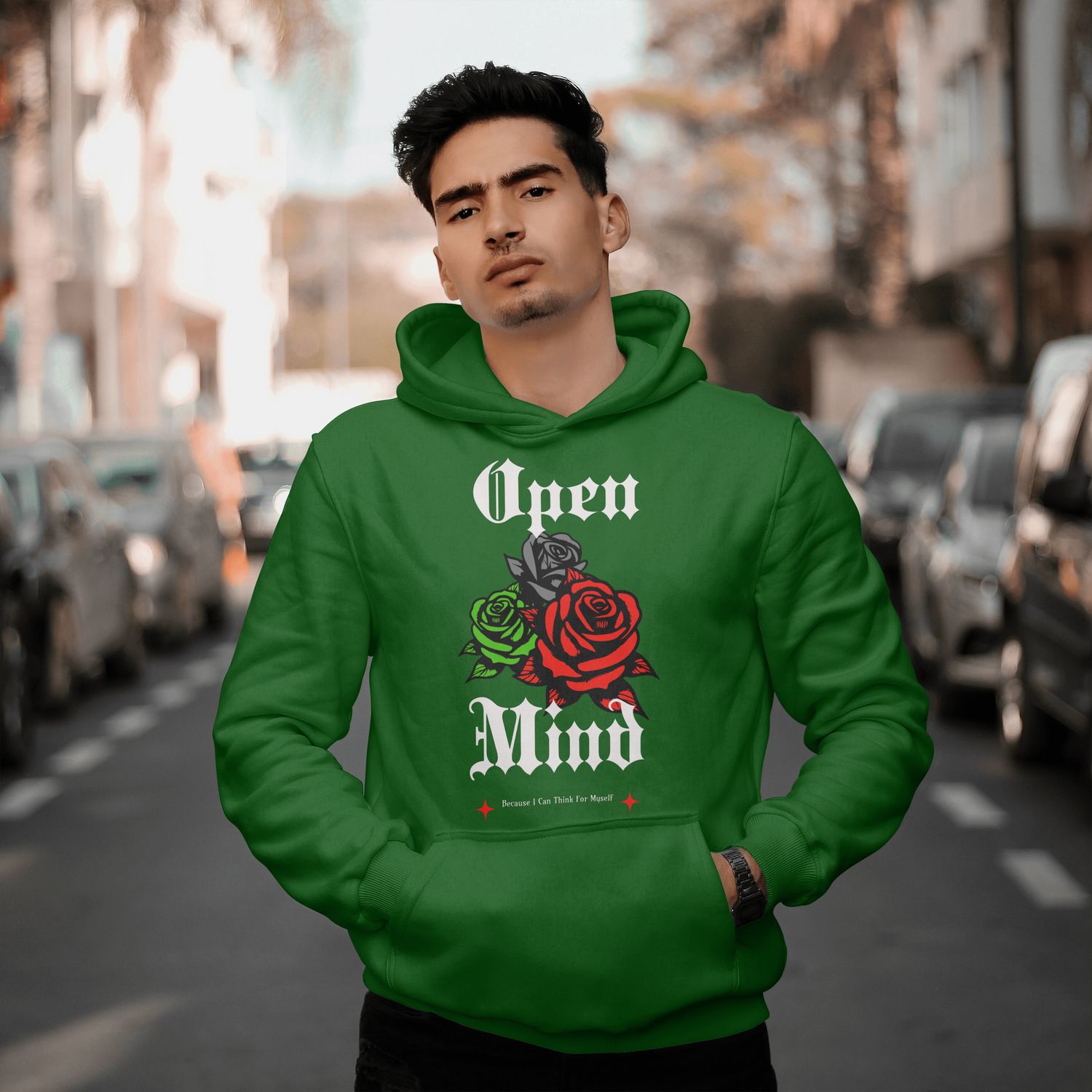 Open Mind Rose Hoodie