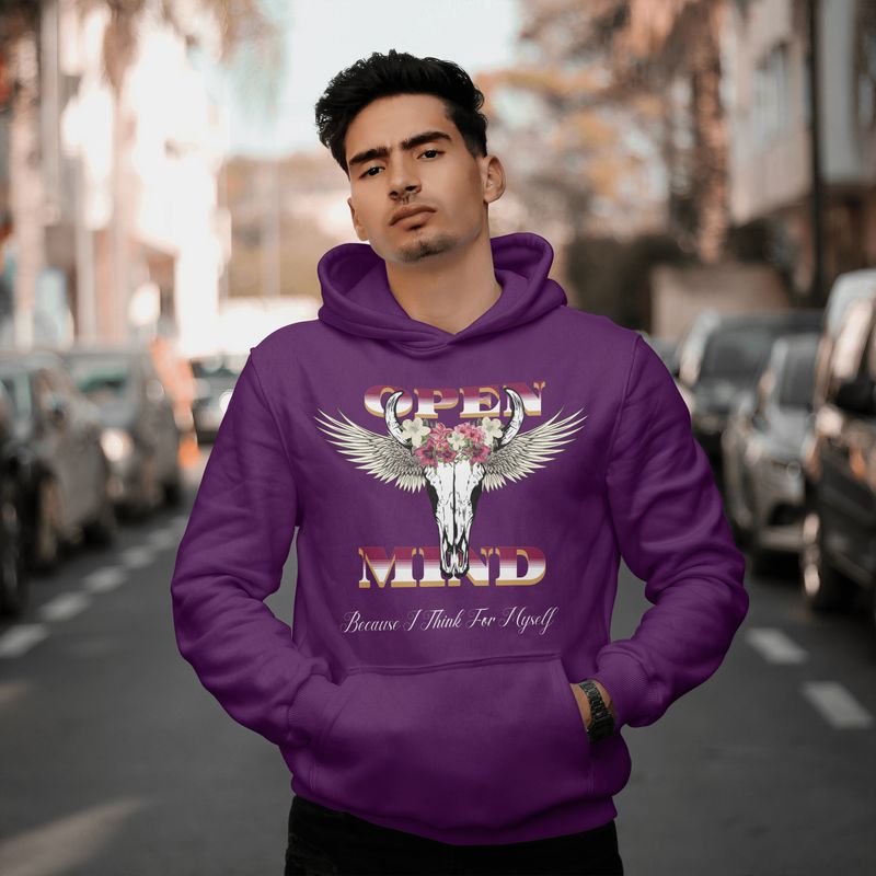 Open Mind Skull Hoodie
