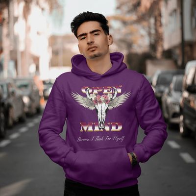 Open Mind Skull Hoodie