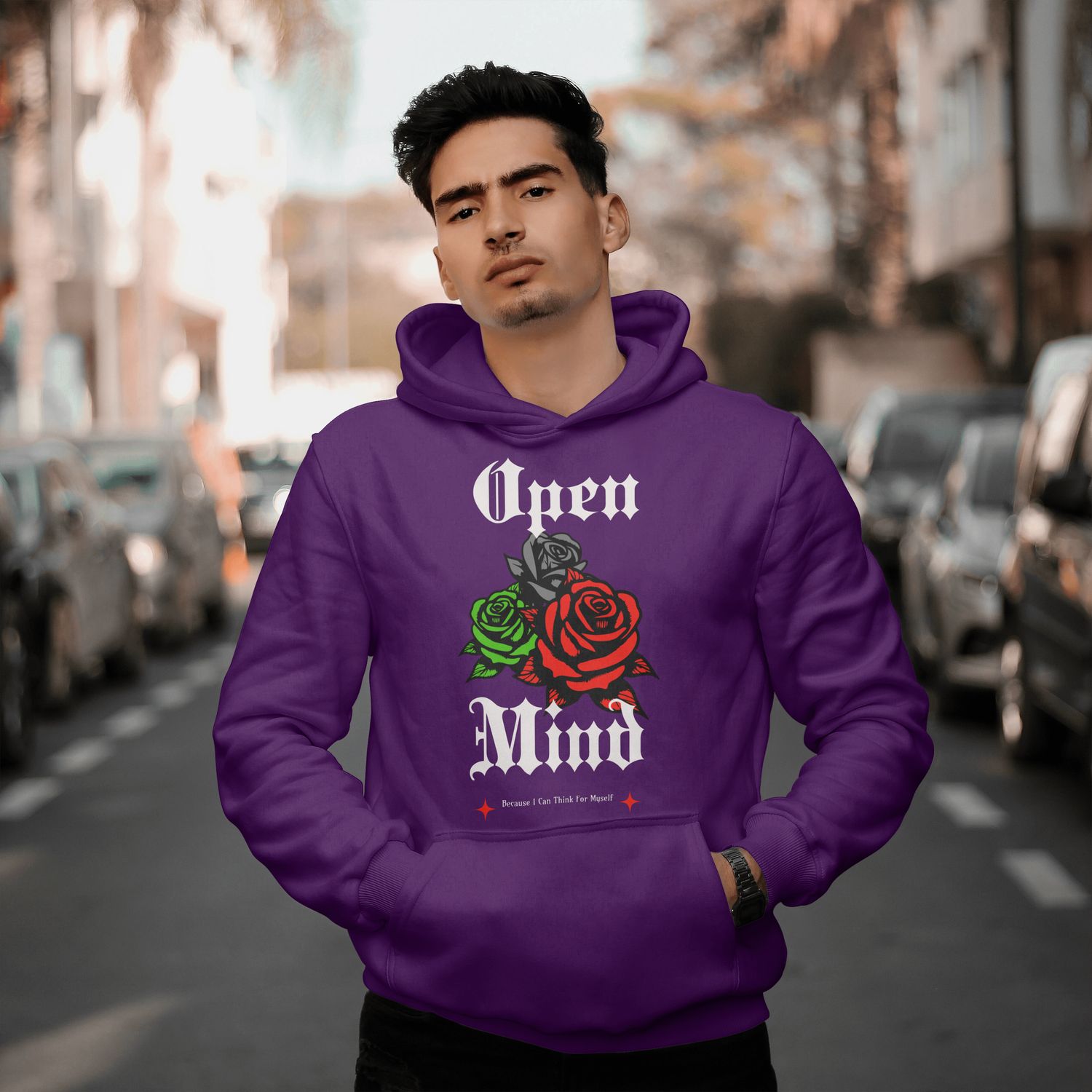 Open Mind Rose Hoodie