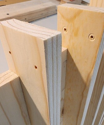 1x3 L-Girder Style Leg Assembly, 55 1x3 L-Girder Style Leg Assembly, 55"-60"
