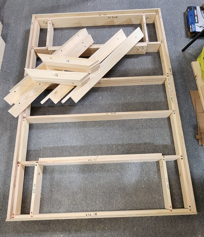 Model Railroad Table Kit 42"x72" With Legs