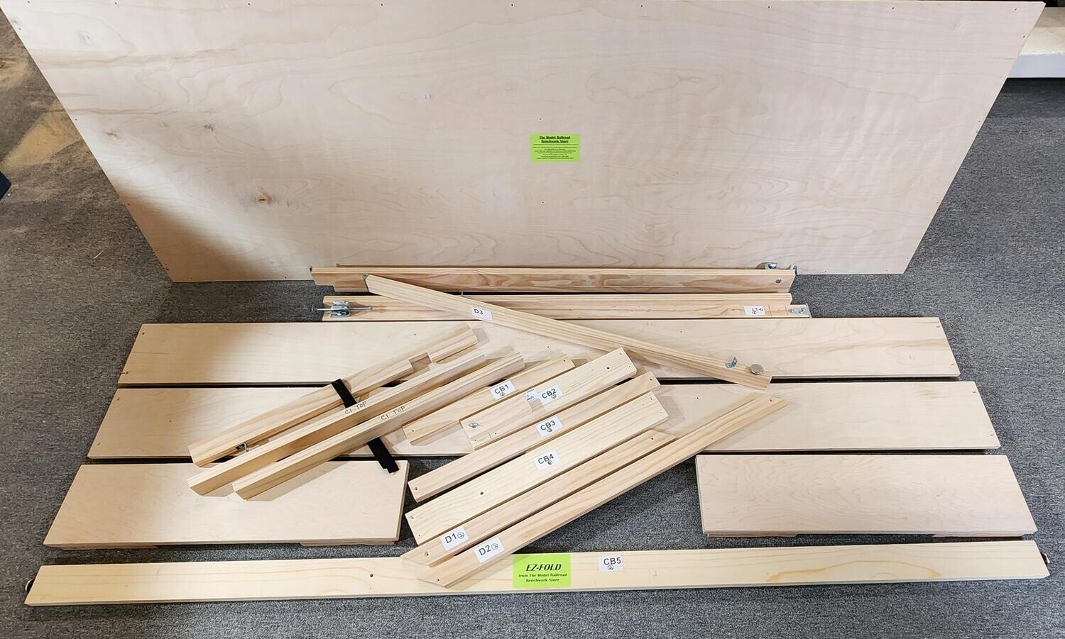 26"X48" EZ-FOLD Flush Top Free-Mo Module Kit
