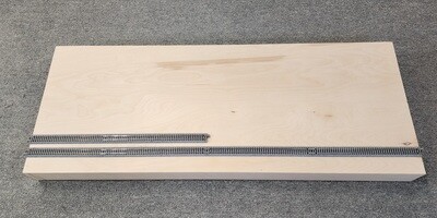 T-TRAK TRIPLE MODULE, Fully Assembled, 1/4" Plywood Top